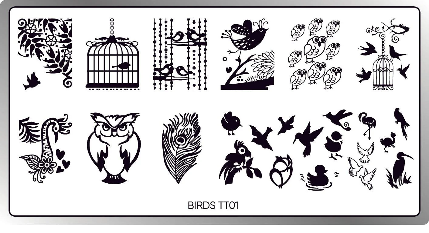 Birds Stamping Plate - Image 4