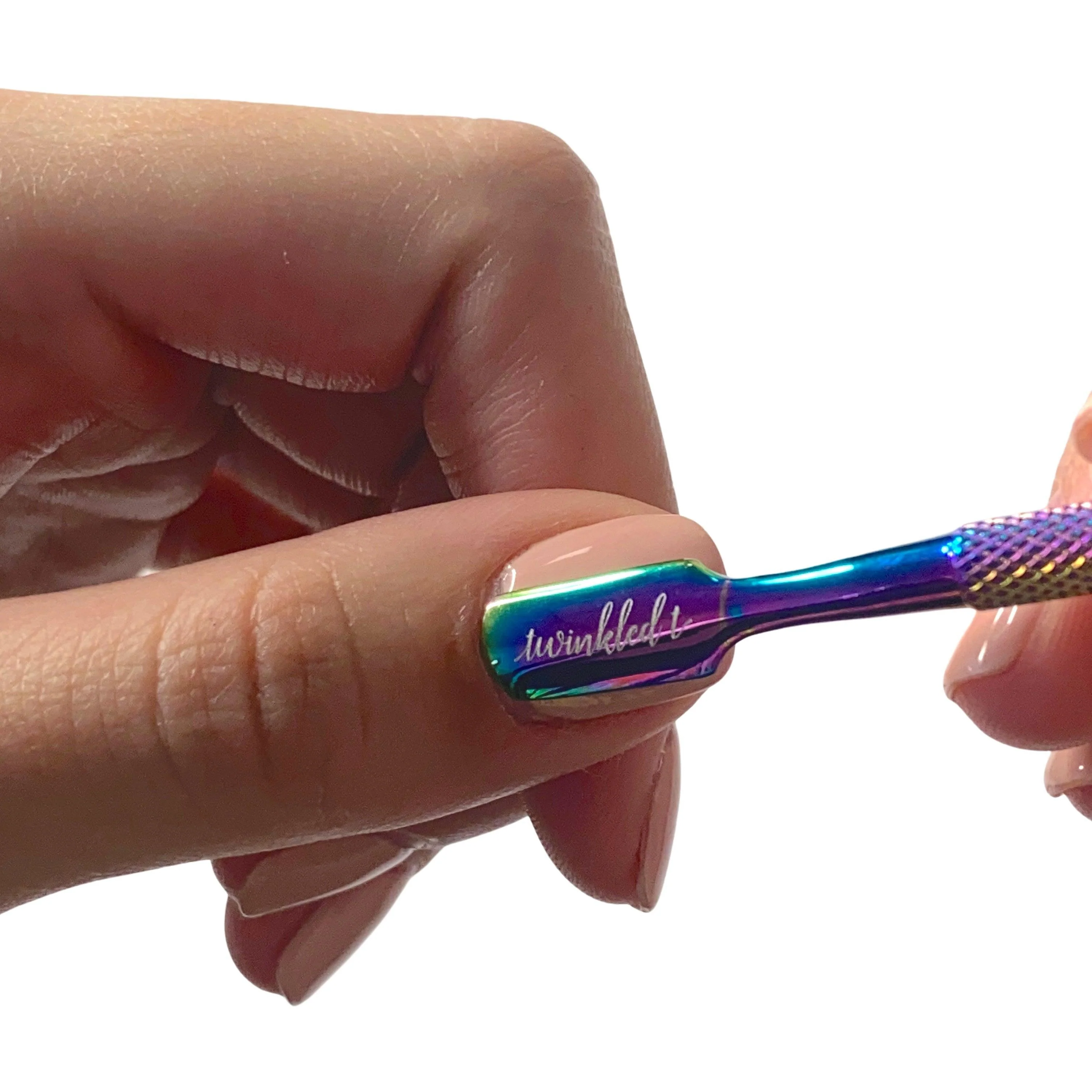 Multichrome Stainless Steel Cuticle Pusher - Image 2