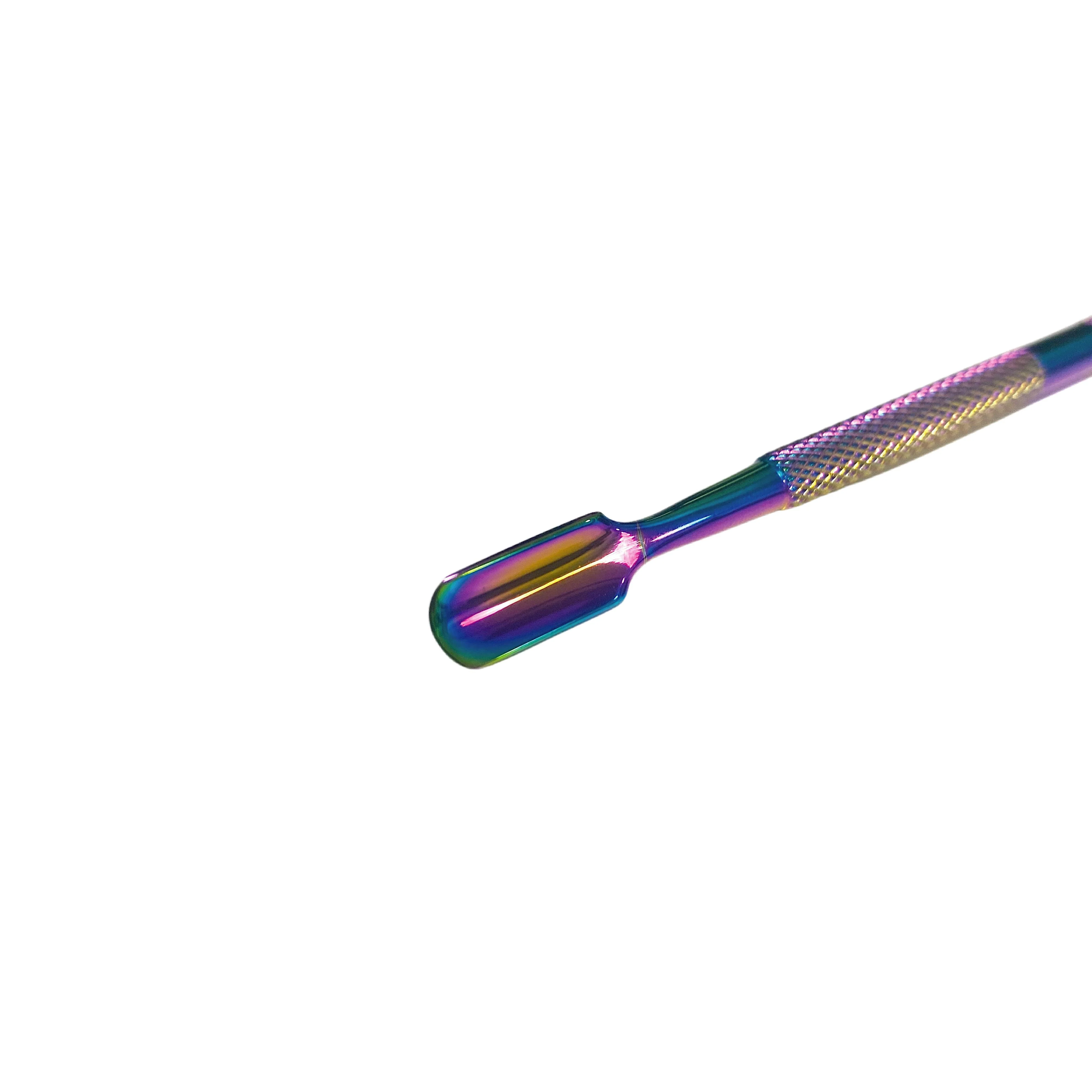 Multichrome Stainless Steel Cuticle Pusher - Image 4