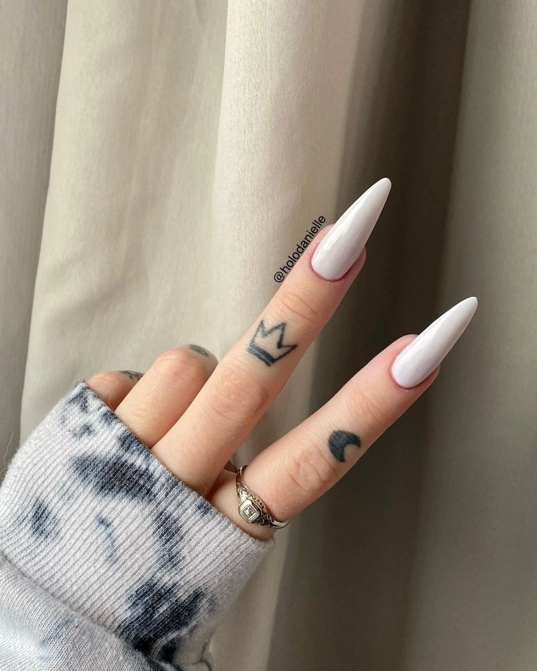 Gel Extension Tips - Stiletto ♥︎ Cream ♥︎ Long - Image 15