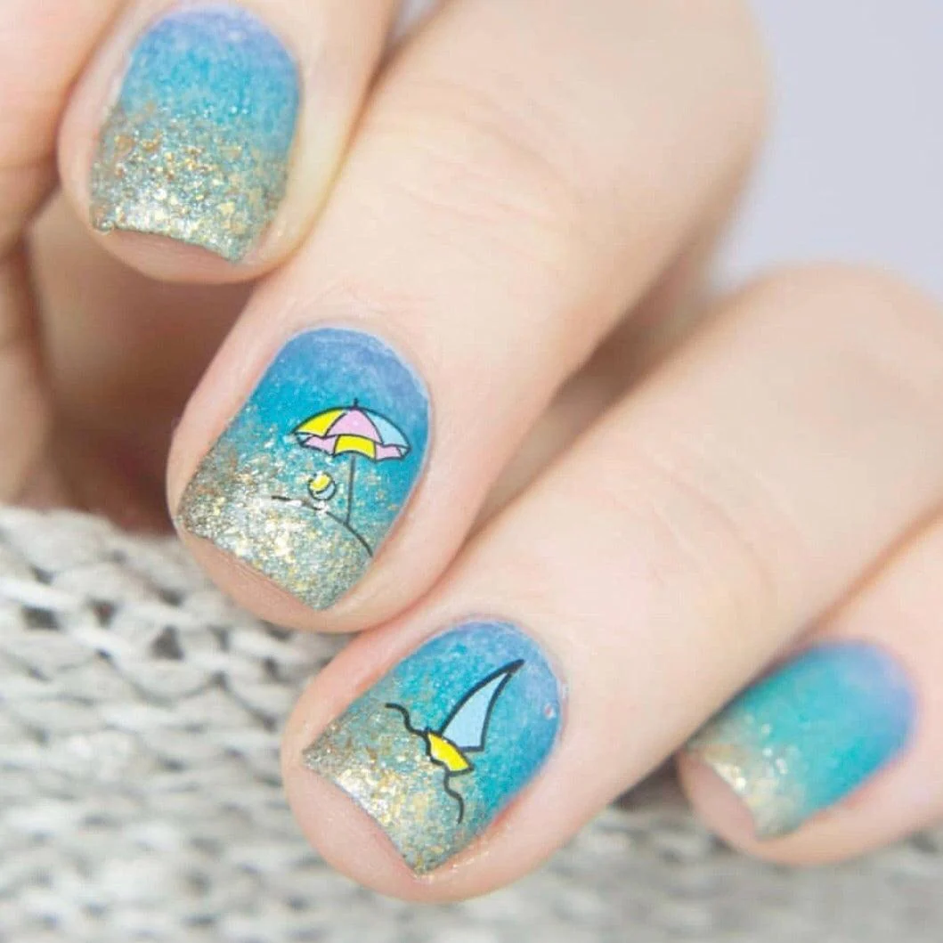 Feelin' Beachy Nail Stickers - Image 7