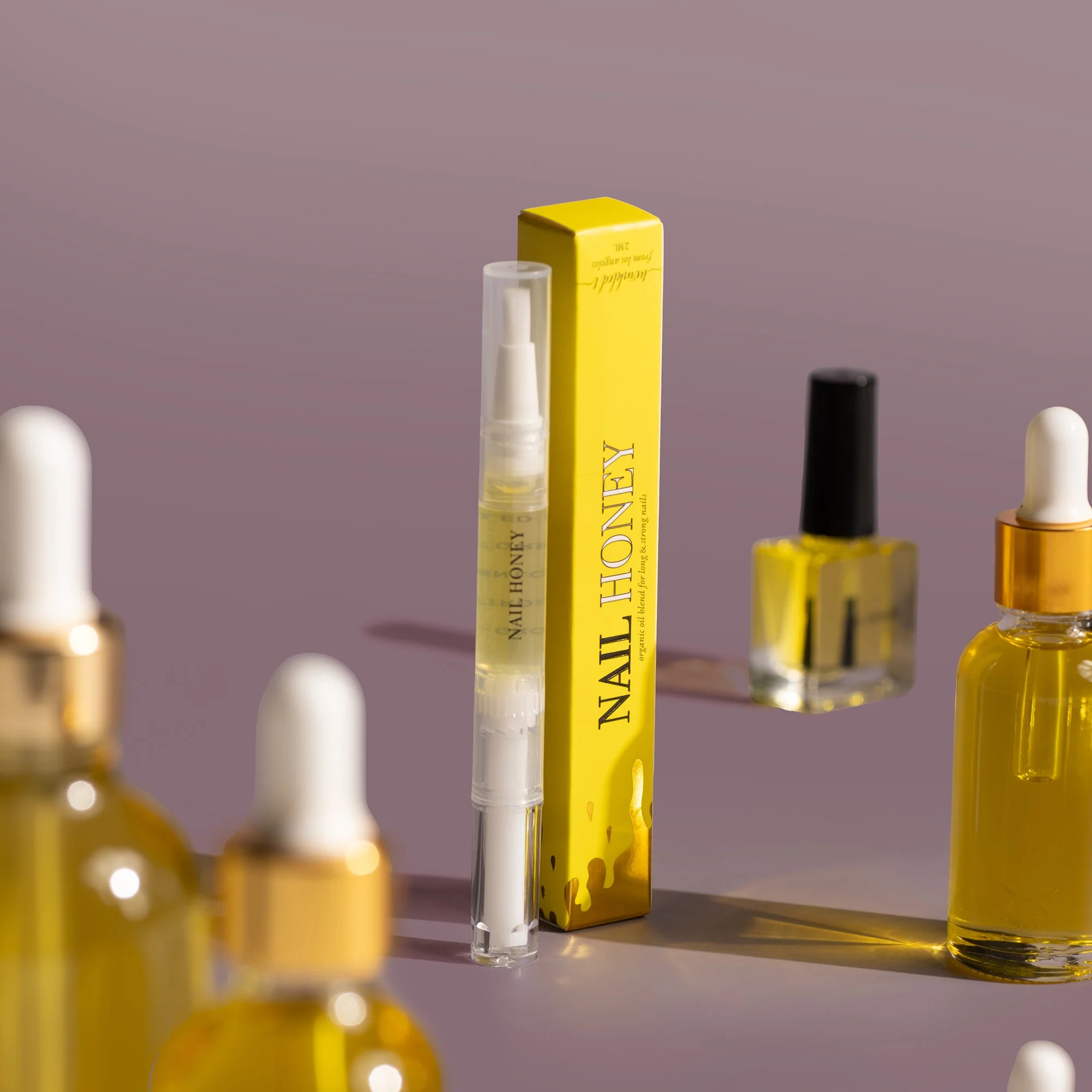 Organic Nail Honey Cuticle Oil - Nail Growth Oil - Image 8