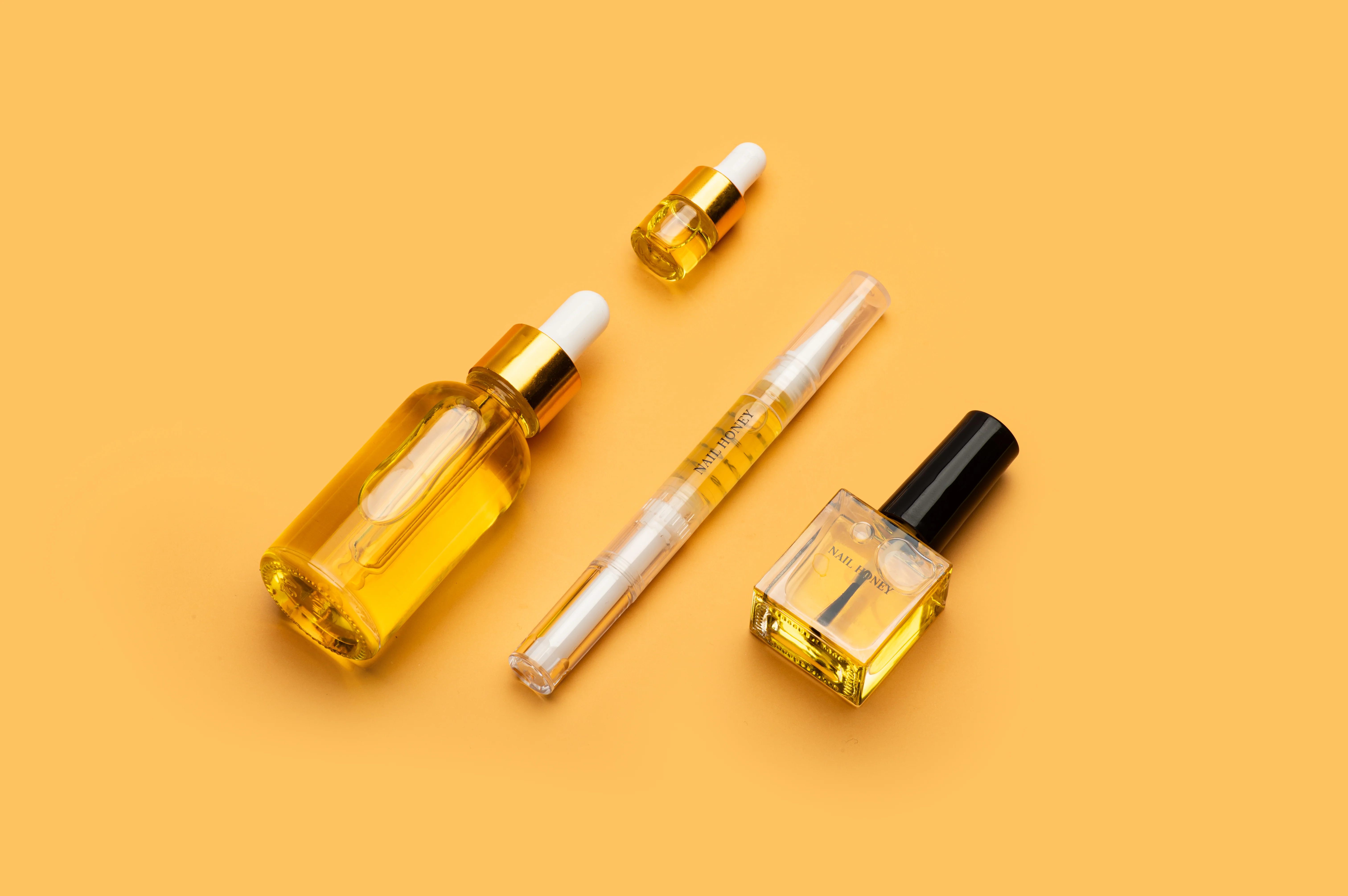 Organic Nail Honey Cuticle Oil - Nail Growth Oil - Image 3