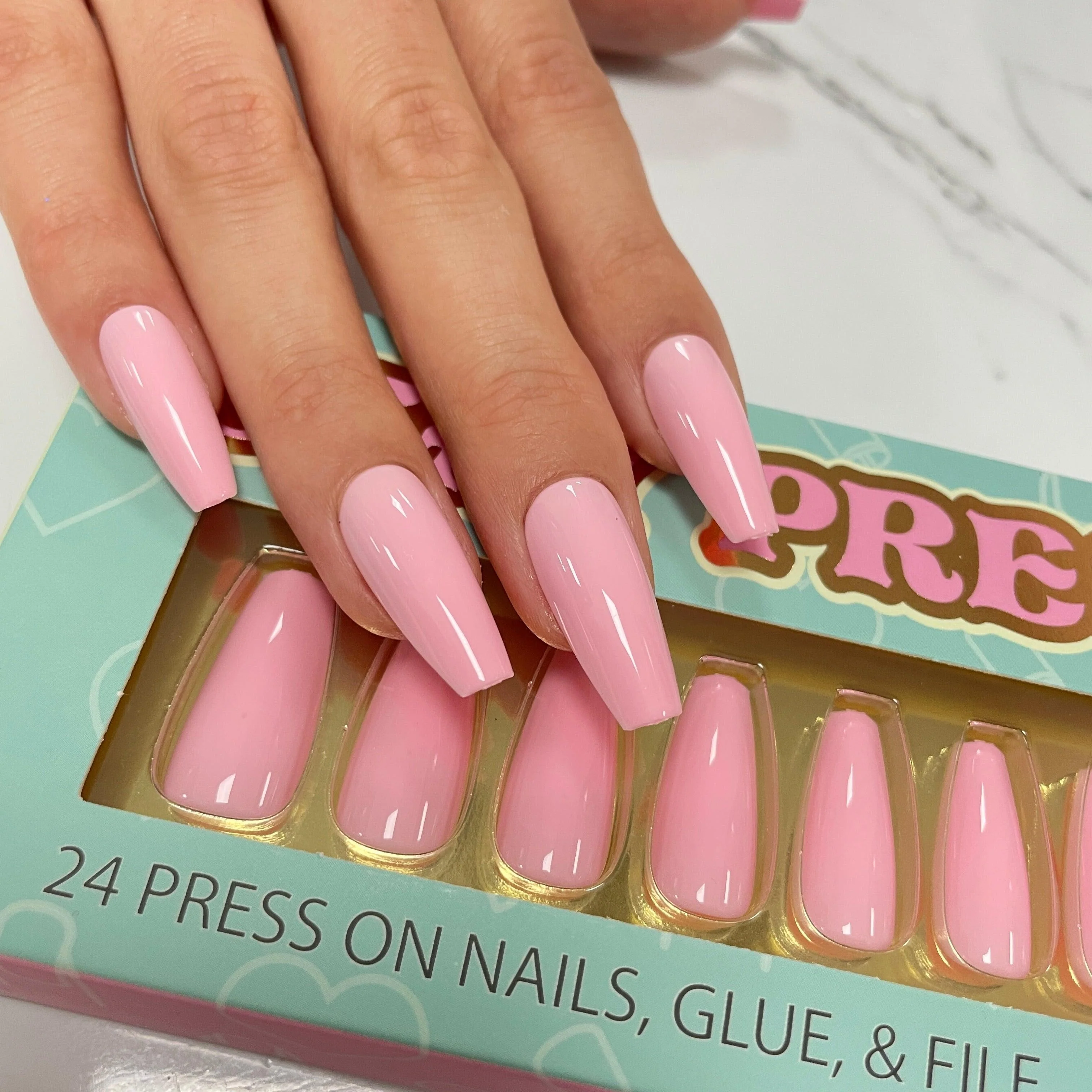 Pink Slip Press Ons - Image 3