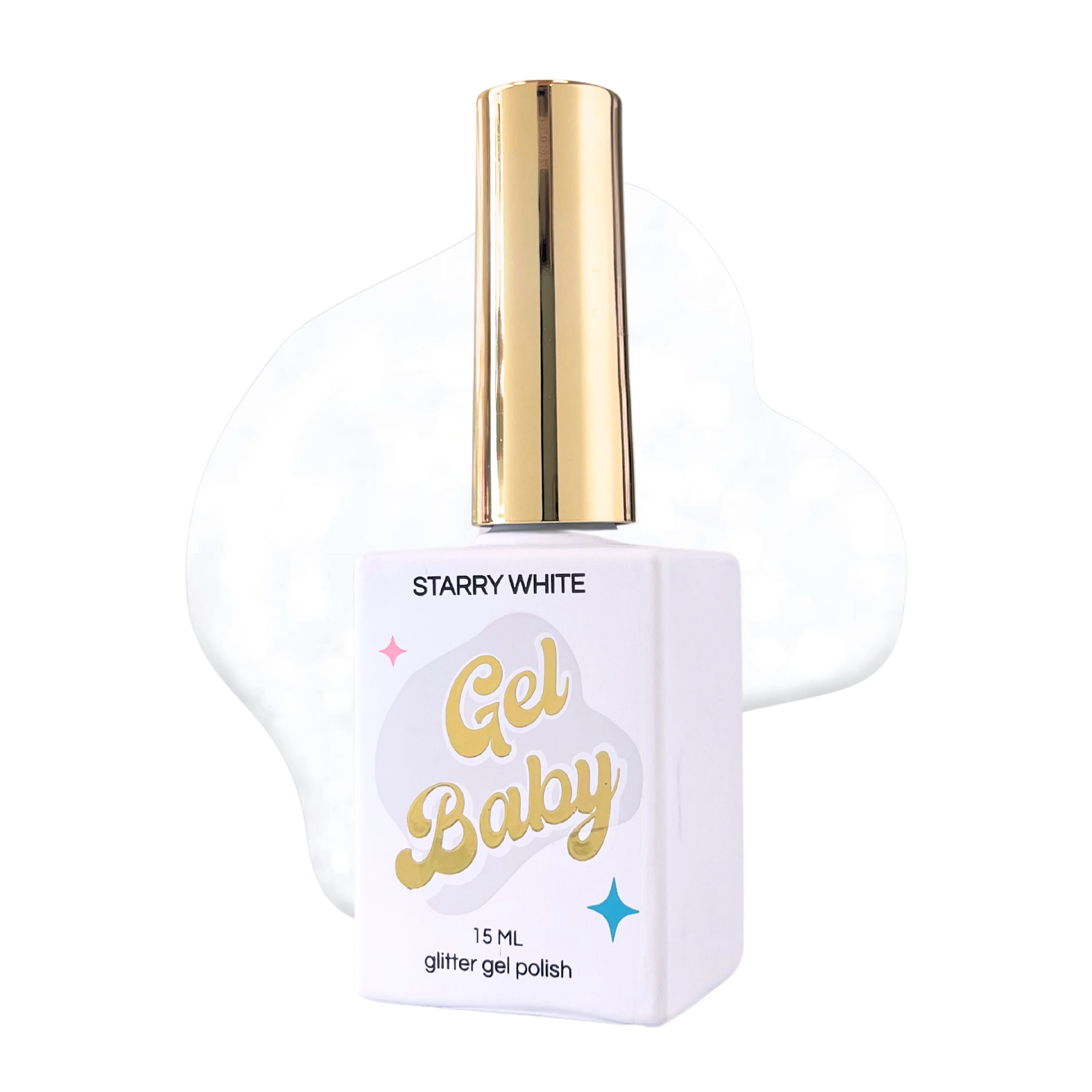 Starry White Gel Polish - Image 5