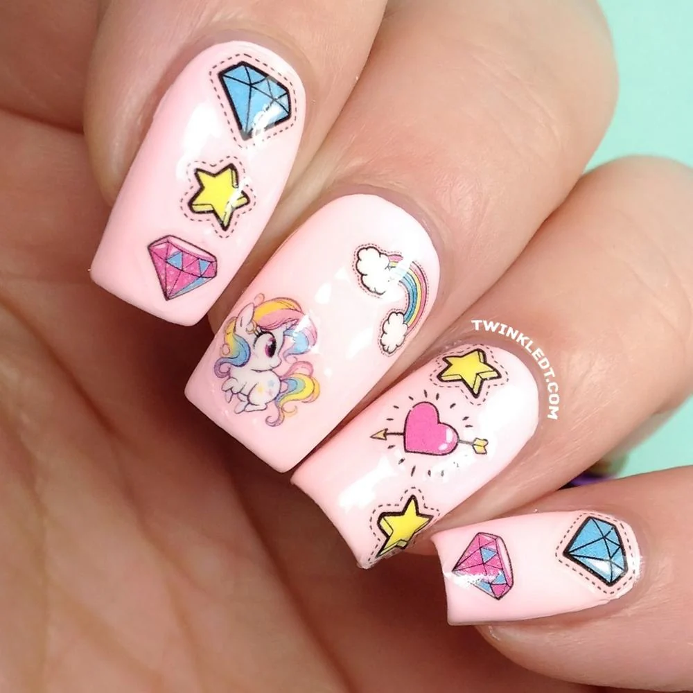 Unicorn Dreams Nail Stickers - Image 3